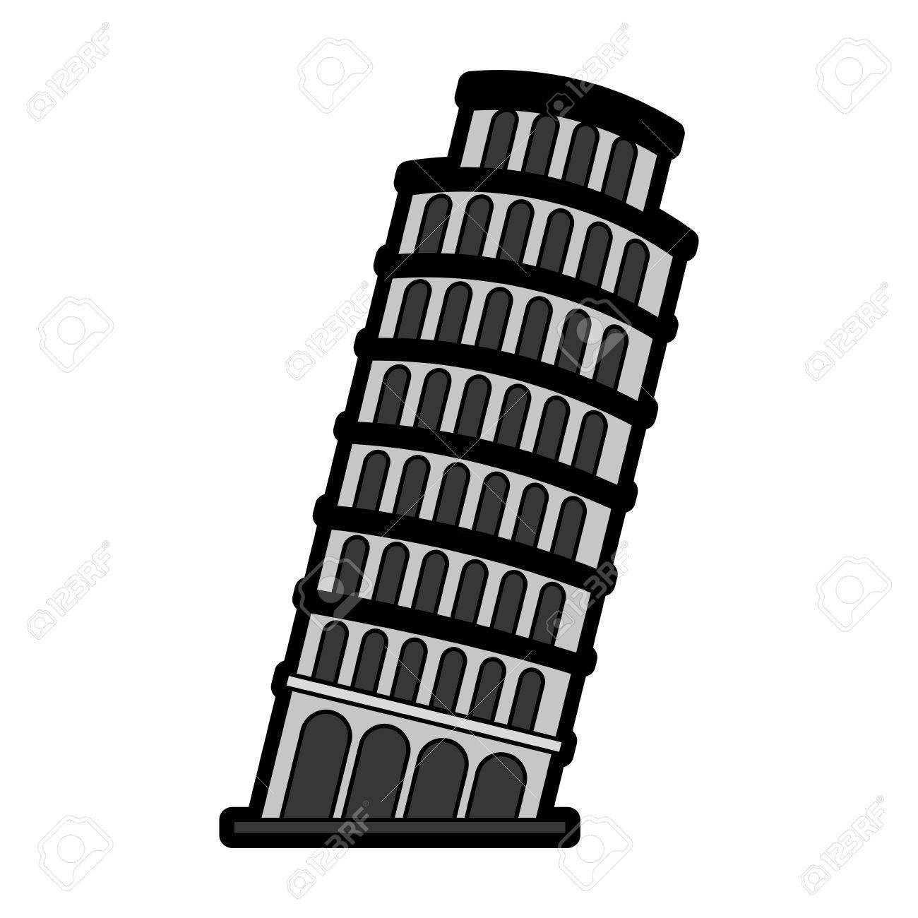 The Leaning Tower Of Pisa Clipart.