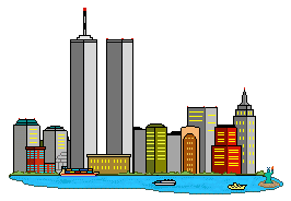 Twin towers clipart free.