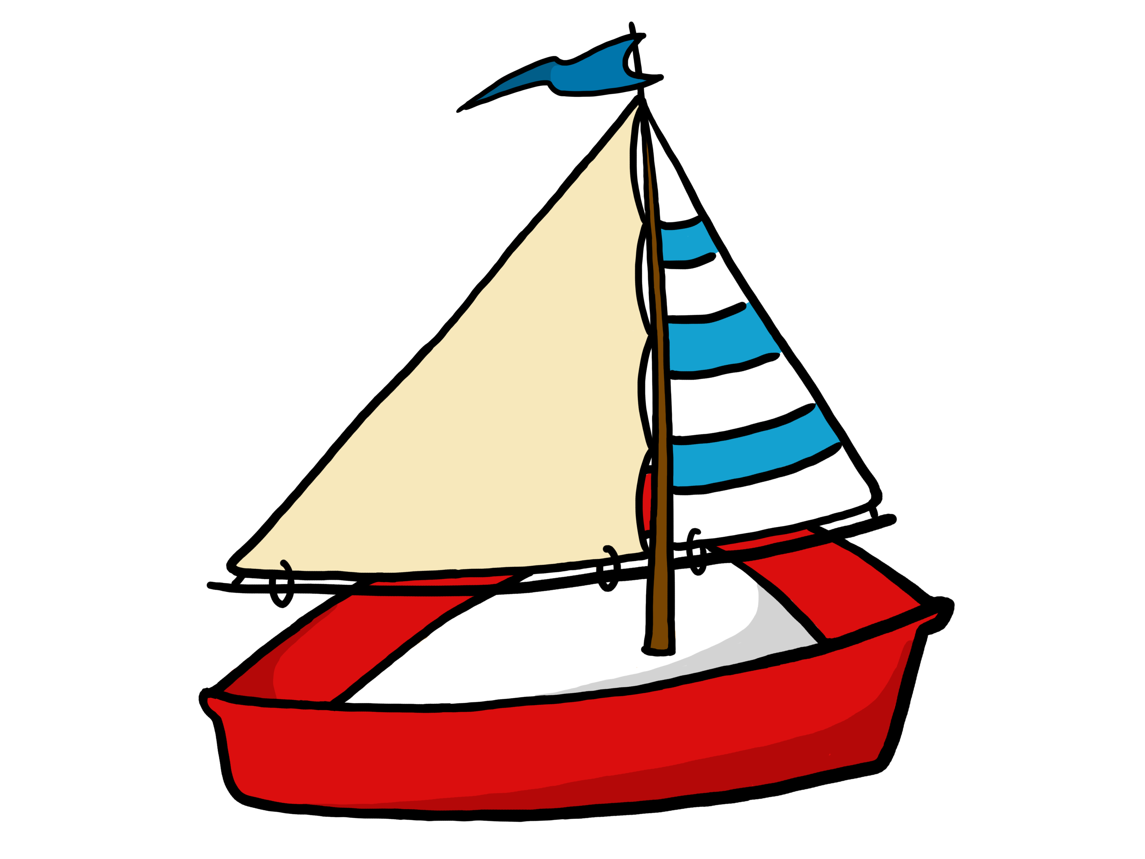 Toy Boat Clipart.