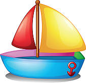 Toy Boat Clipart.