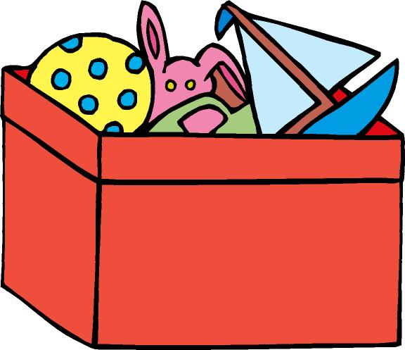 Toy Box Clipart.