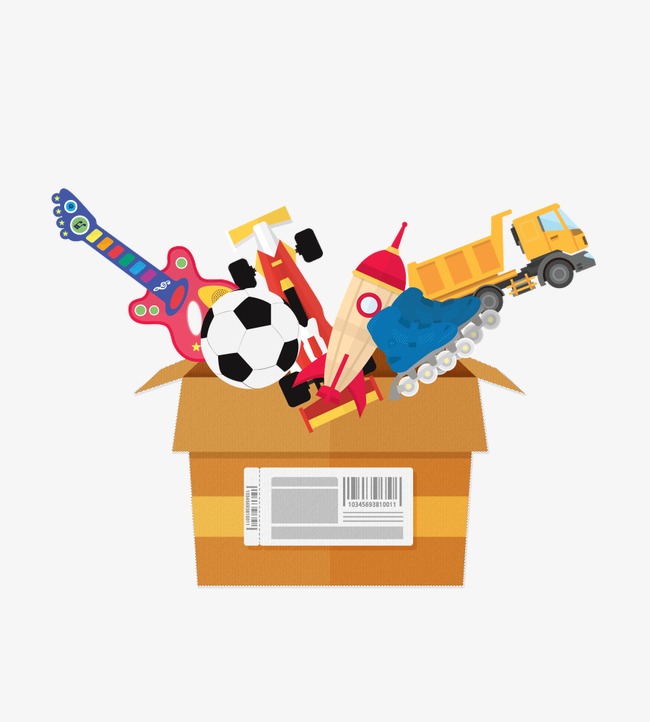 Toy Box, Cartoon, Toy, Box PNG Image And #170419.