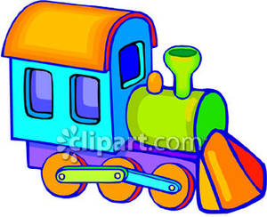 Toy Trains Clipart.