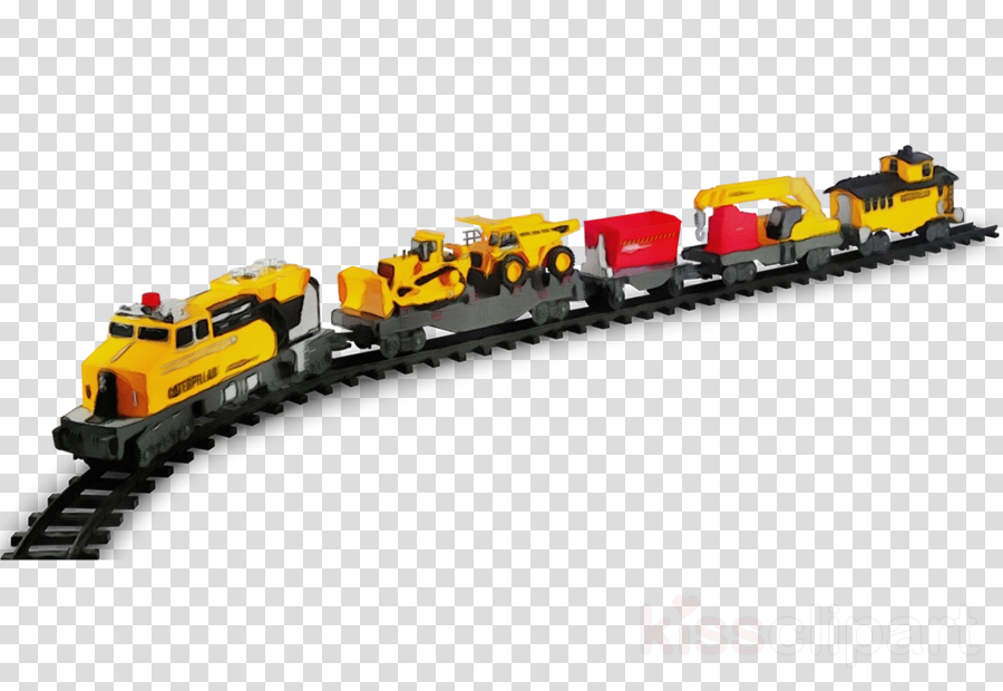 track transport vehicle toy train clipart.