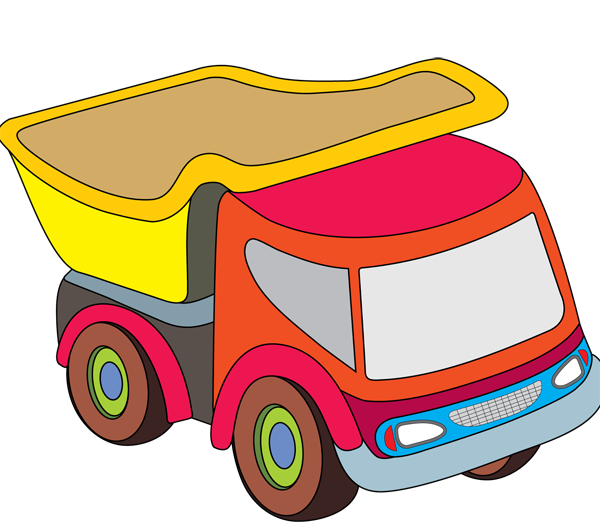Toy Truck Clipart.