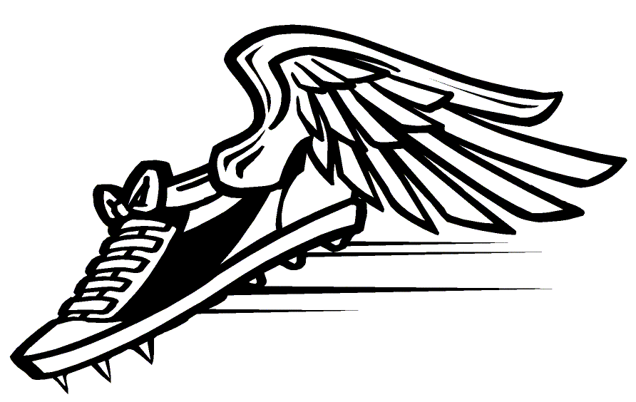 Track And Field Clipart Shoe.