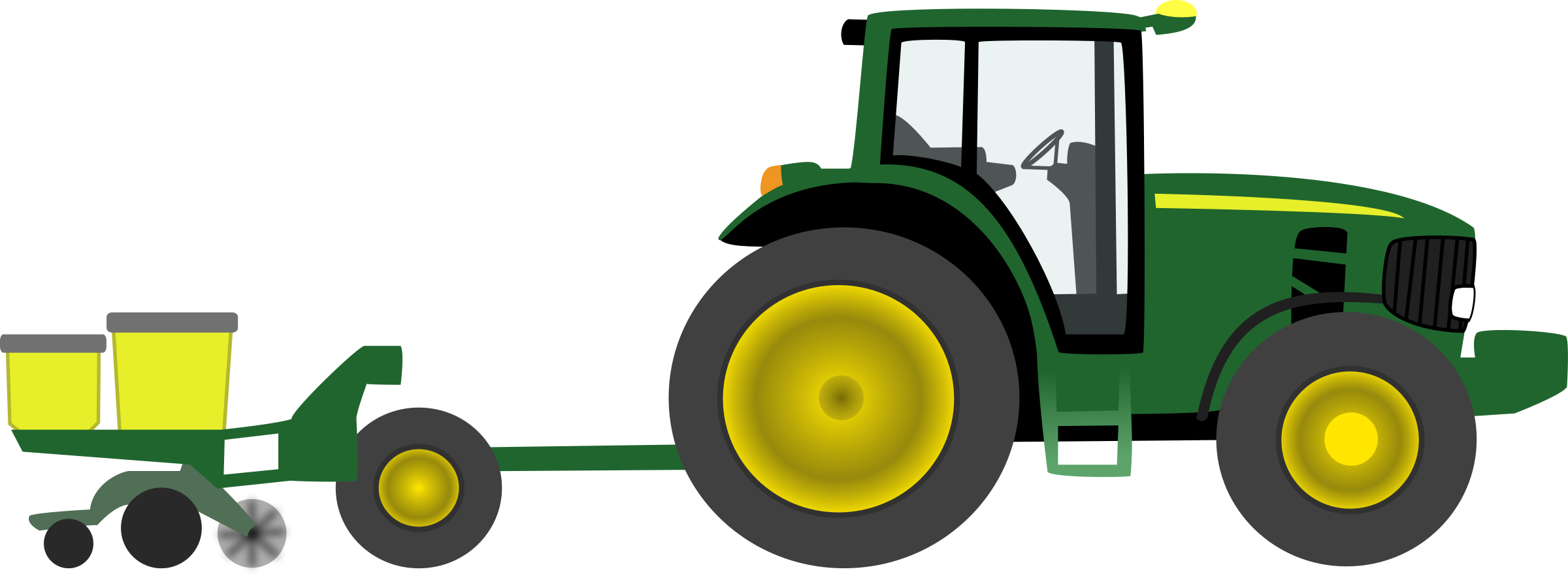 Farm Tractor Clipart.