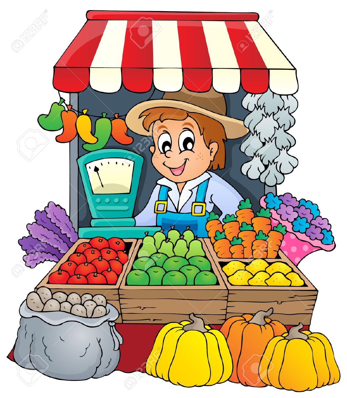 Market pictures clip art.