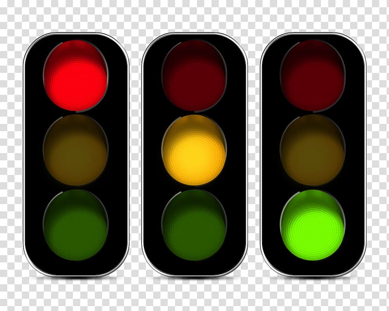 Three traffic lights illustration, Traffic light Traffic.