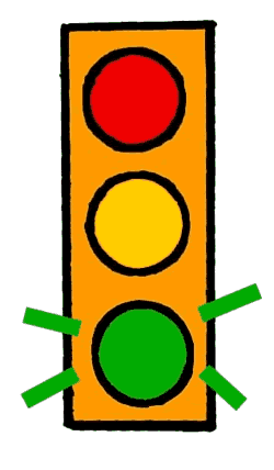 Green Traffic Light Clipart.