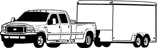 Truck And Trailer Clipart.