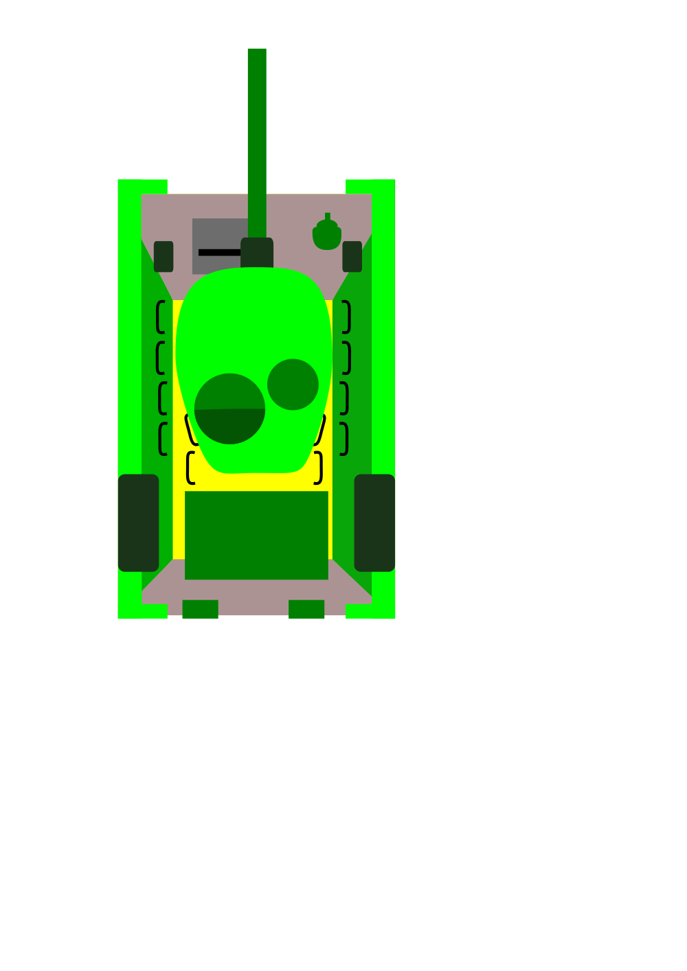 Tank Clipart Top View.