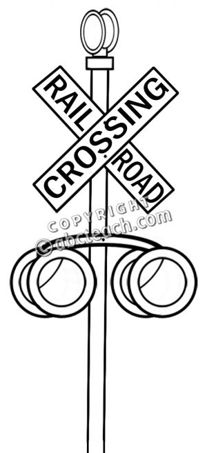 Railroad Crossing Clip Art Free.