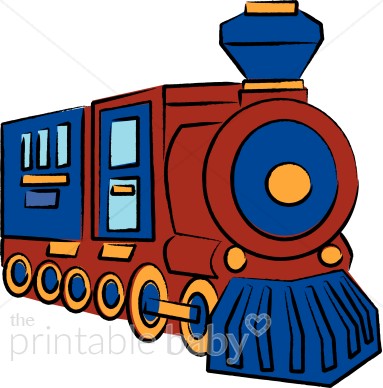 Steam Train Engine Clipart.