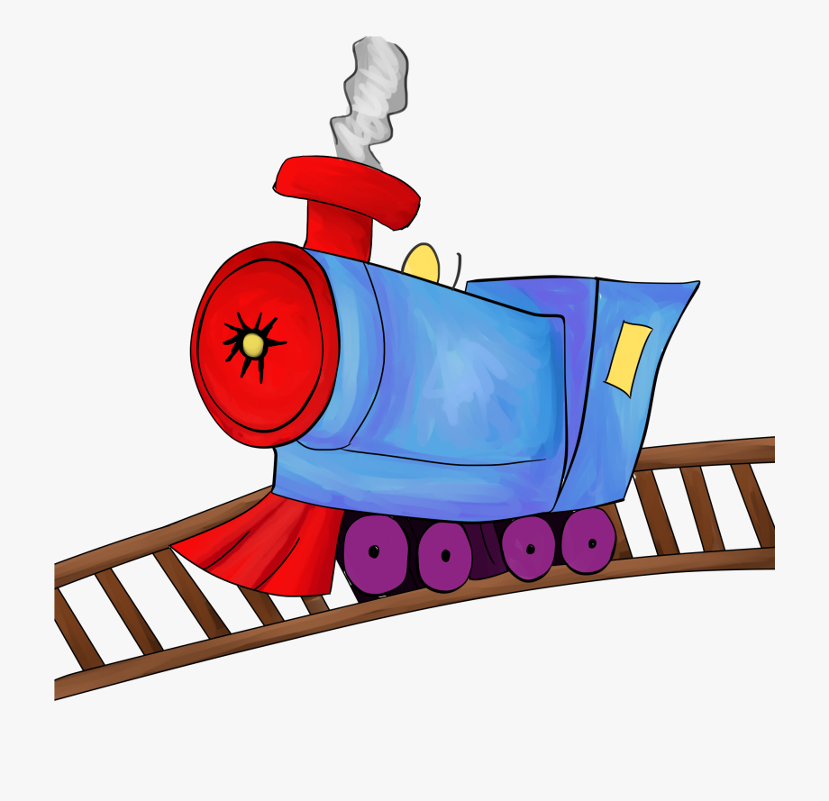 Clipart Of Track, Train And Rail, Cliparts & Cartoons.