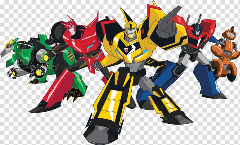 Transformers character art, Bumblebee Optimus Prime.