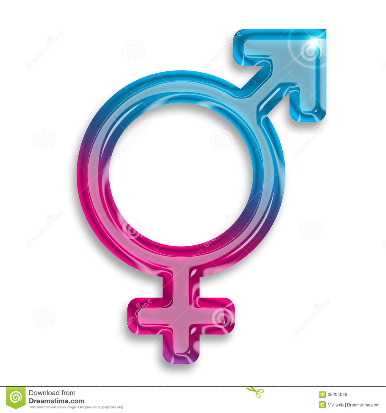 Transgender Identity Symbol Royalty Free Stock Image.