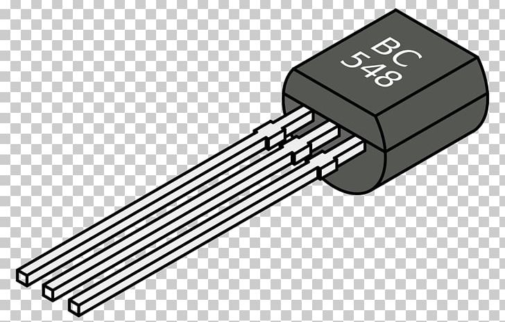 BC548 Bipolar Junction Transistor NPN Common Emitter PNG.