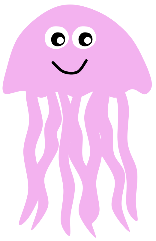 Purple Jellyfish Clipart.