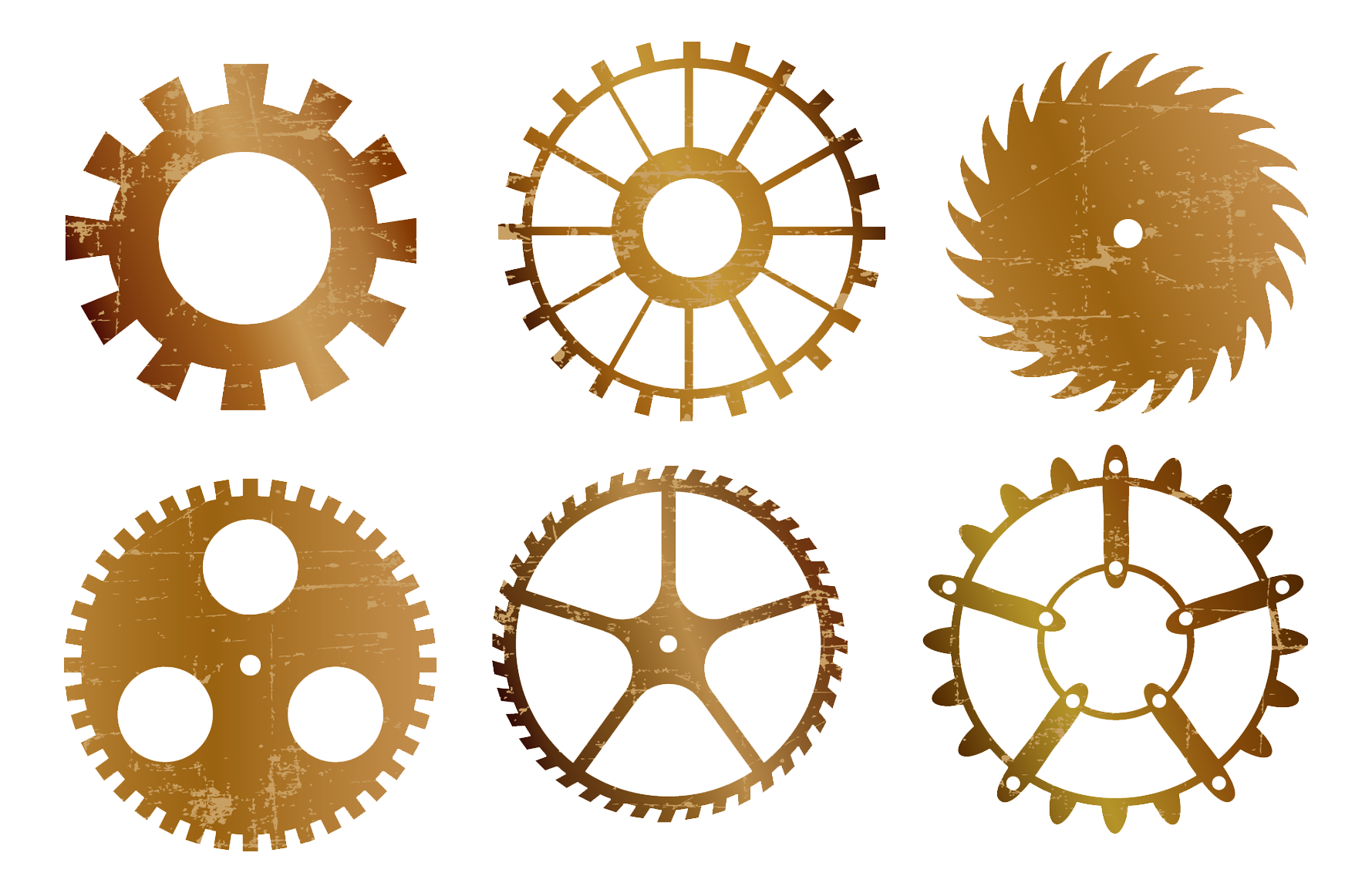 steampunk loading bars png