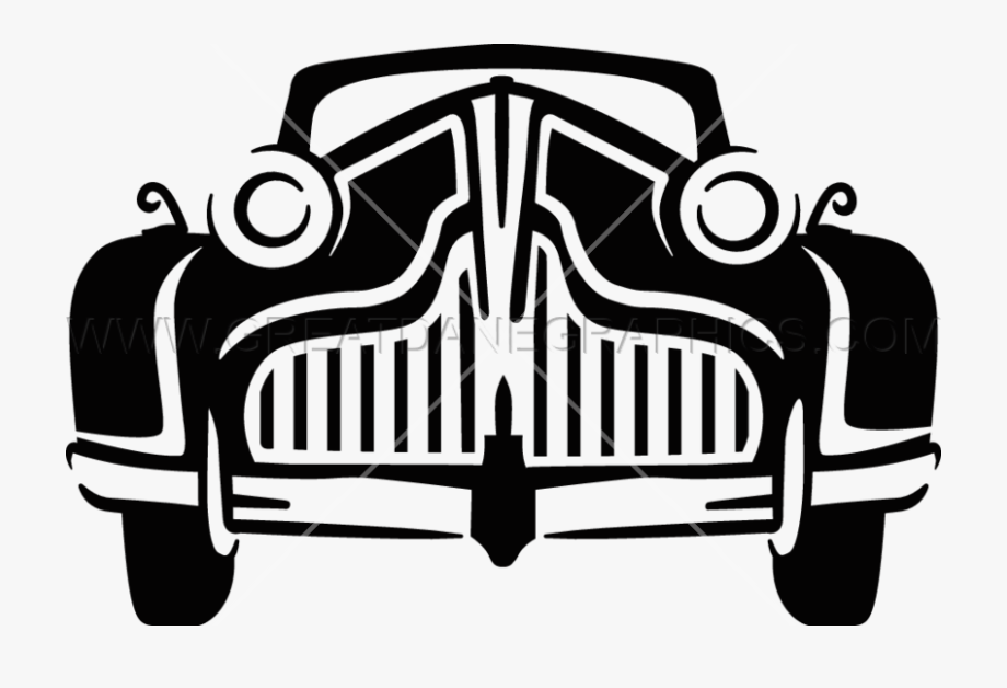 Classic Car Clipart Black And White.