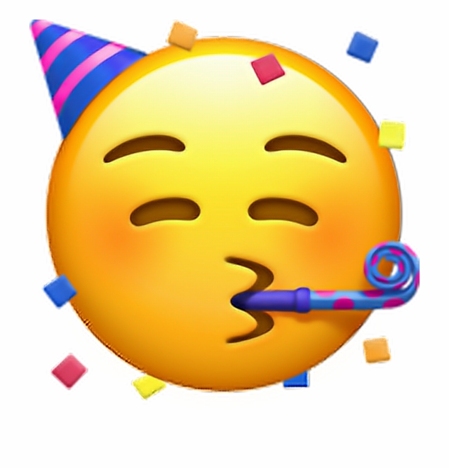 Party Hat Emoji Transparent Clipart Free Download Ya.