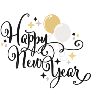 Happy New Year Transparent Clipart.