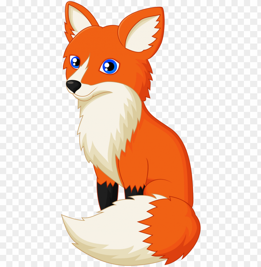 drawing red fox clip art transprent png.