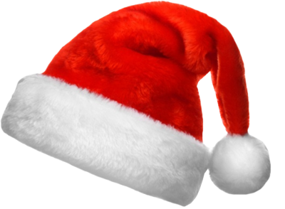 Christmas Santa Claus Hat PNG Transparent Images.