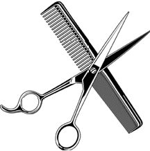 Shears And Comb Clipart.