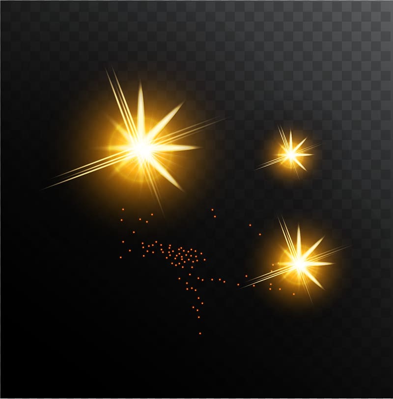 Fireworks , Light Euclidean , Golden shine light effect.
