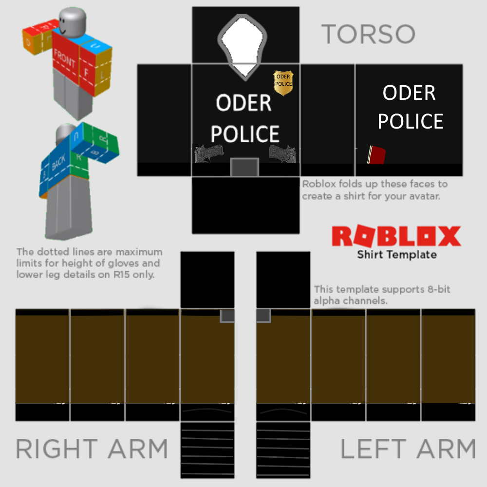 roblox free shirt template