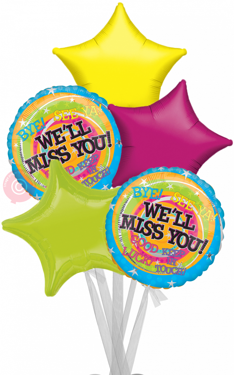 Personalised We Ll Miss You Messages Balloons Delivered.