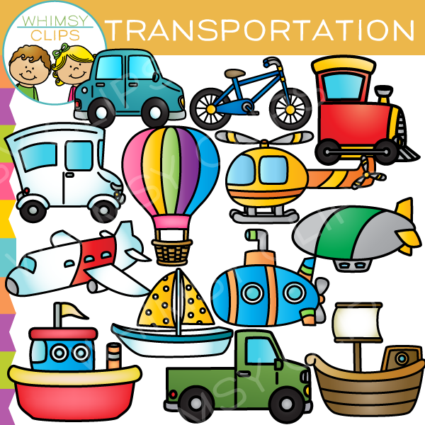 Means Of Transportation Clipart.