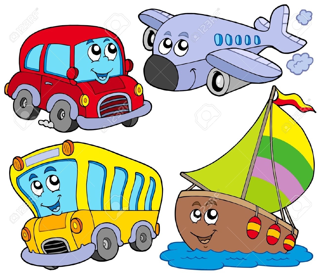 travel and transport clipart