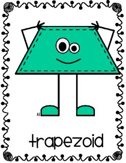 Trapezoid clip art.
