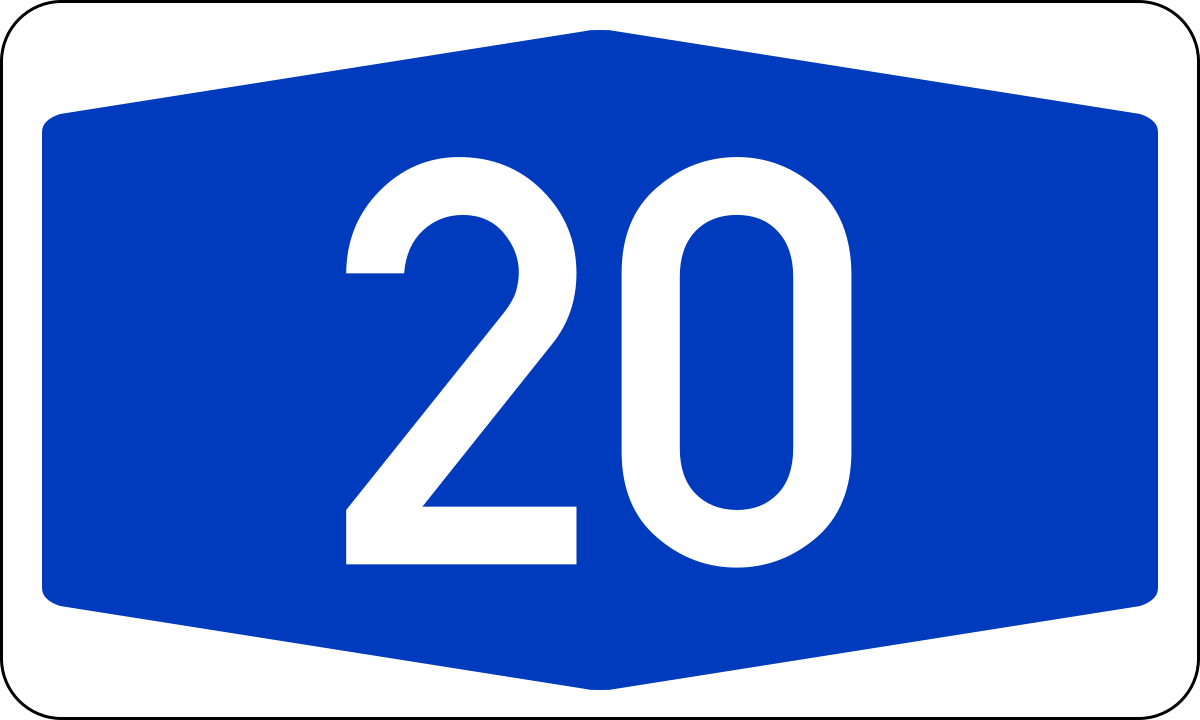 Bundesautobahn 20.