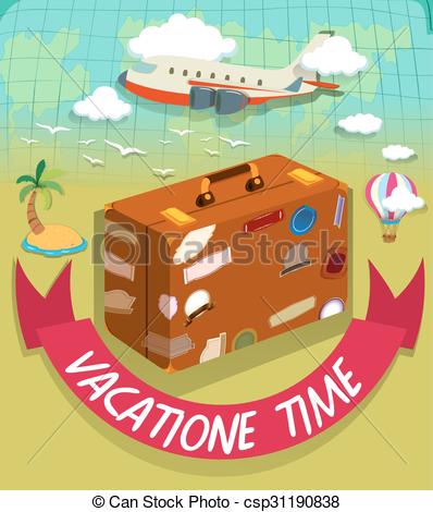 Vacation Time Clipart.