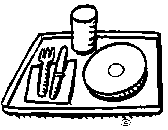 Lunch Tray Clipart.