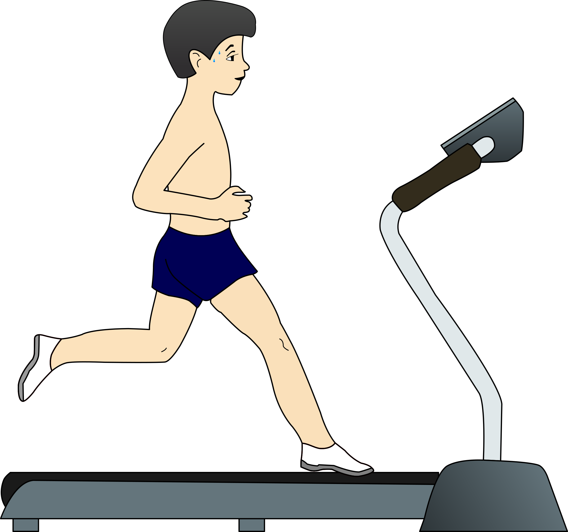 Treadmill Clip Art.