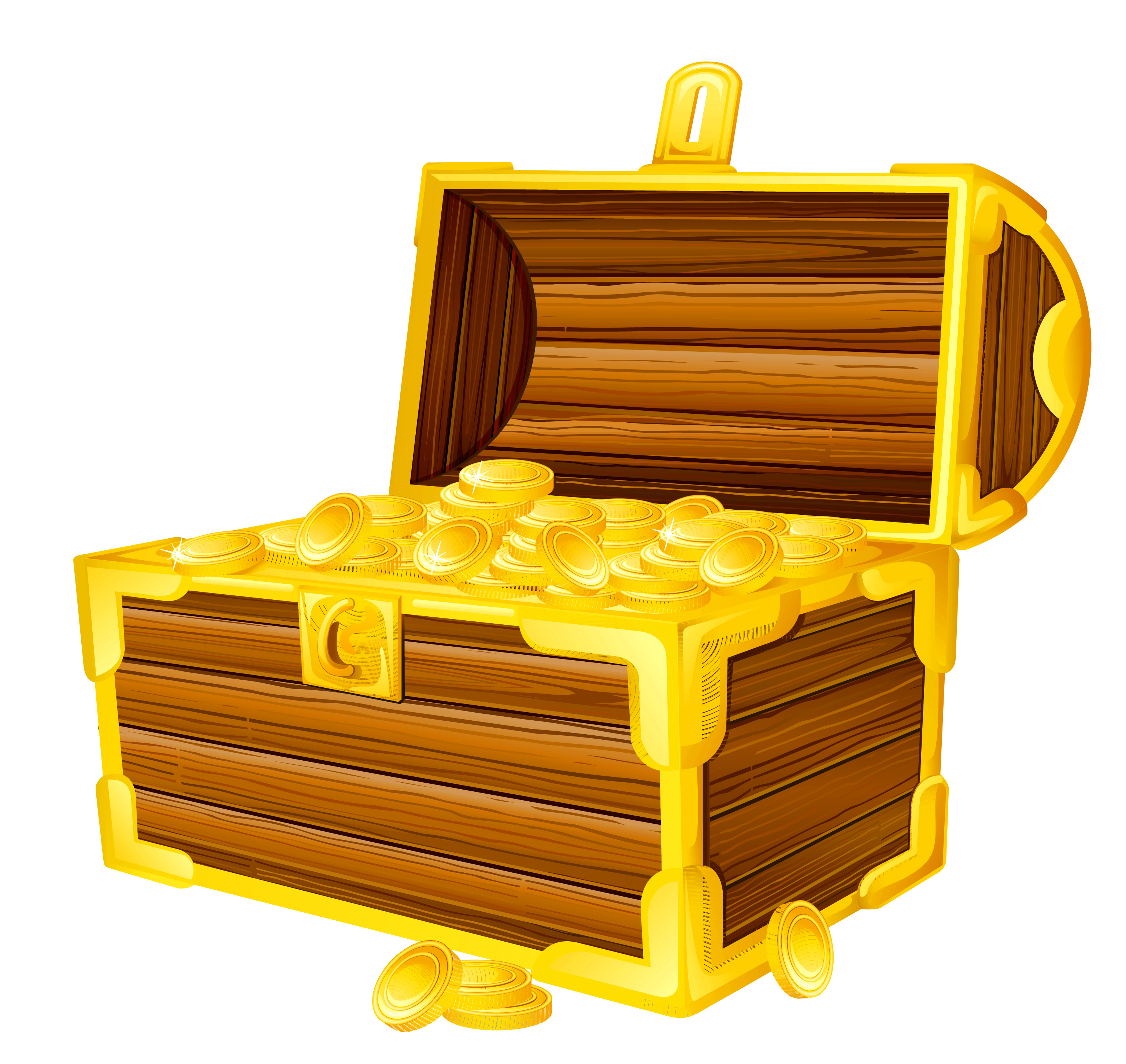 Treasure Chest PNG Picture.