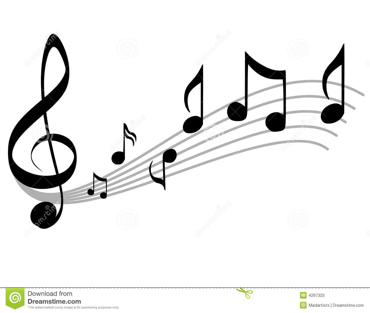 Treble Clef Clipart.