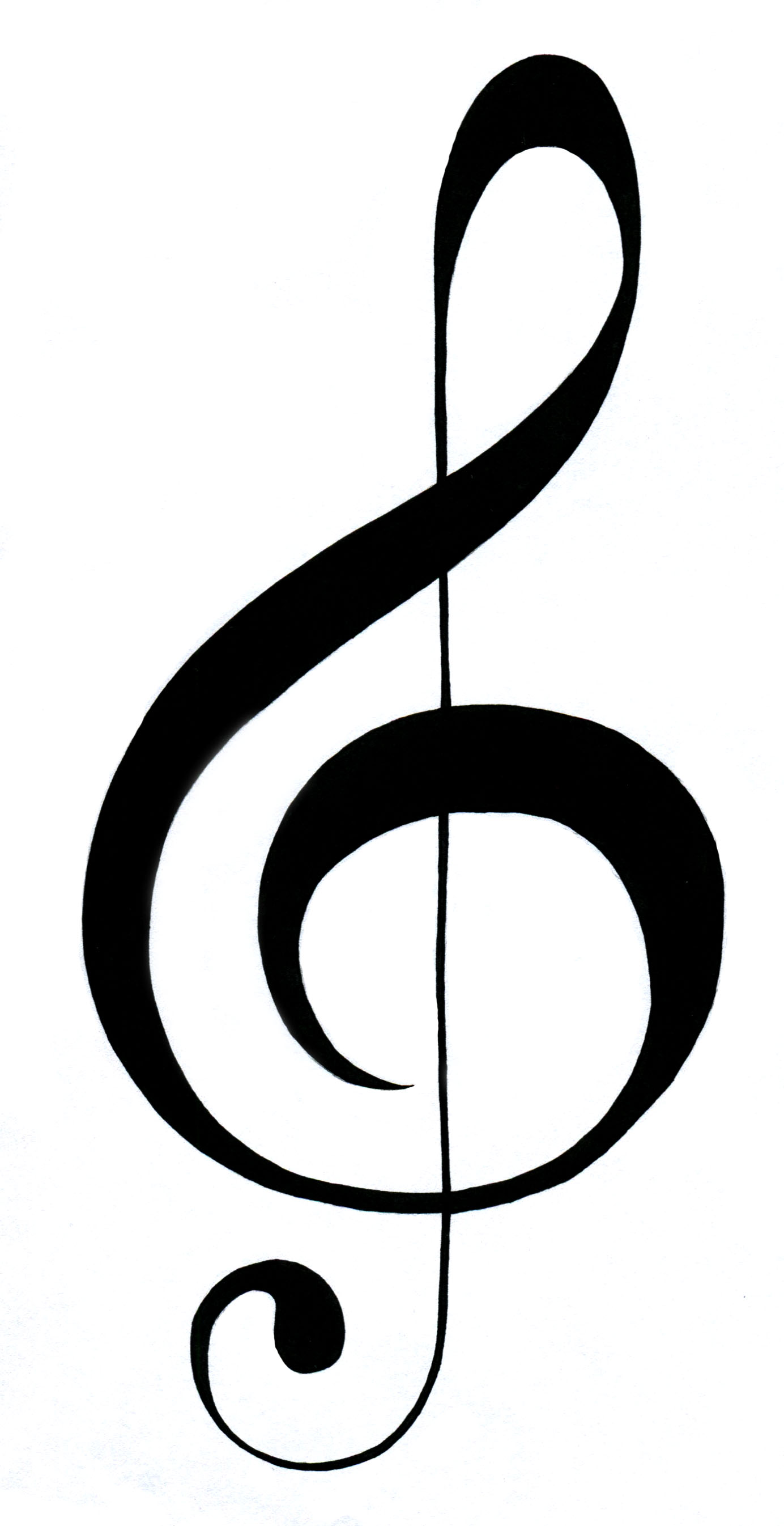 Violine clef clipart - Clipground