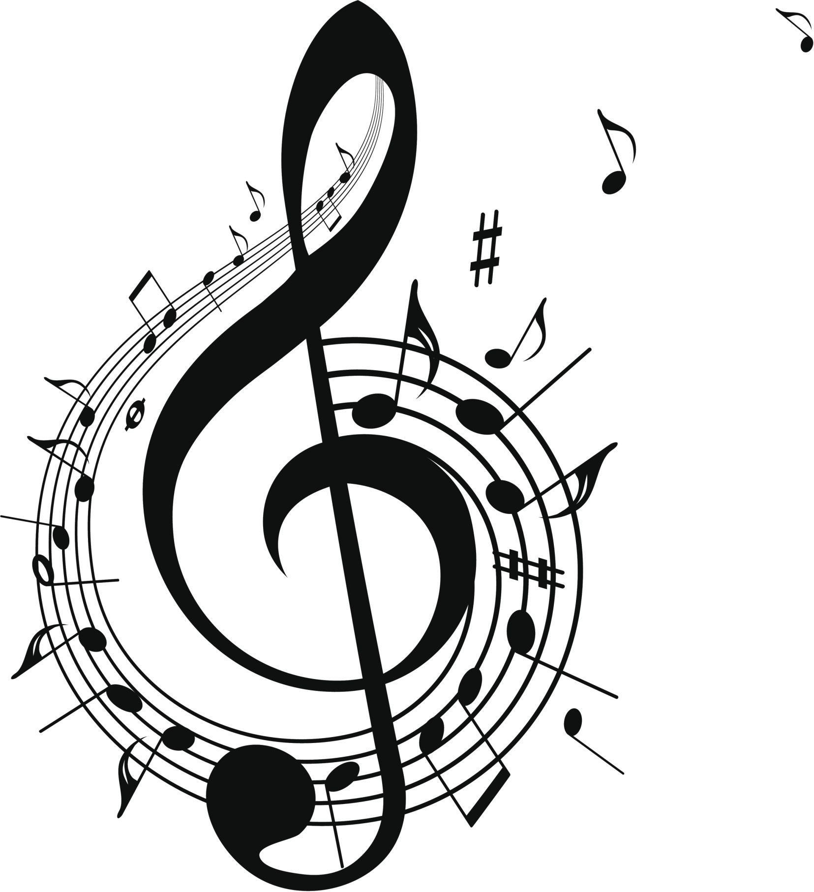 Musical Notes 7 Clipart.