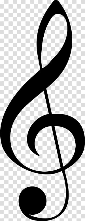 Music note, Clef Treble , bass clef transparent background.