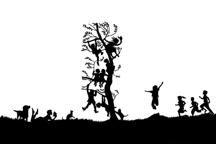 Tree Branch Silhouette clipart.