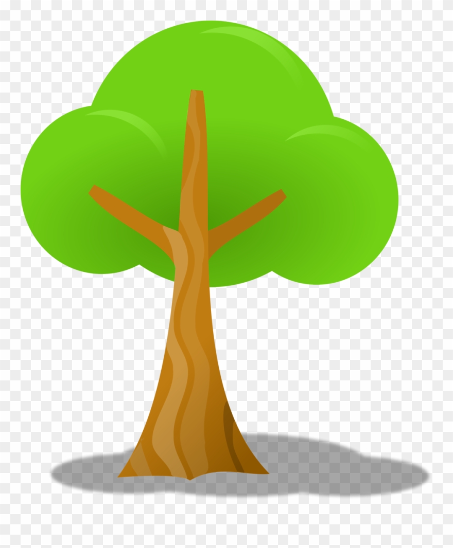 Simple Tree Clipart, Vector Clip Art Online, Royalty.
