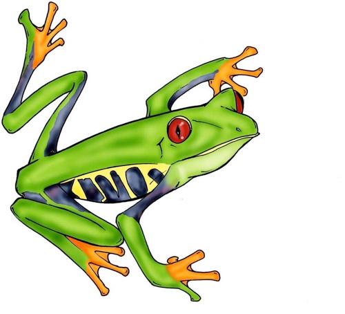 Tree Frog Free Clipart.