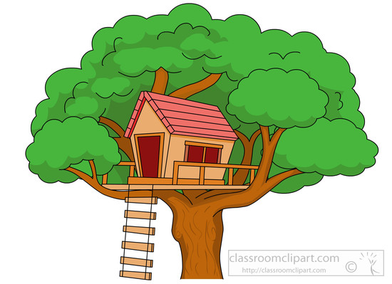 Tree house clip art.