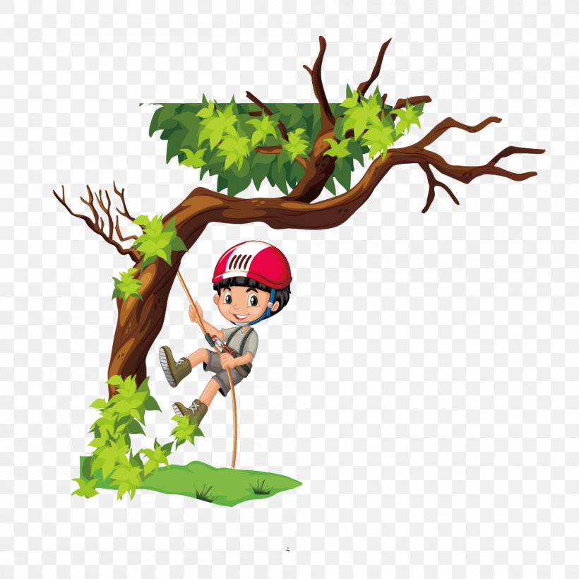 Tree Climbing Clip Art, PNG, 1000x1000px, Tree, Art, Branch.